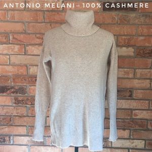 Antonio Melani “Sasha” Turtleneck Sweater Oatmeal